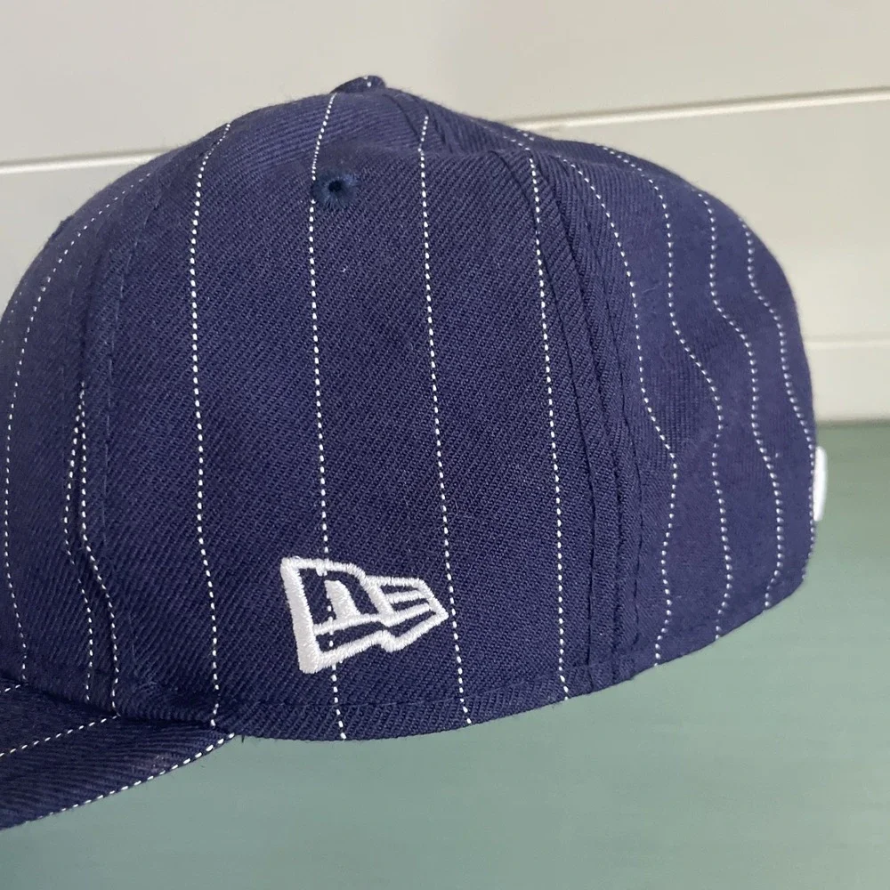 New Era 59Fifty MLB Washington Nationals DC Baseball Hat Hickory Stripes 7‎